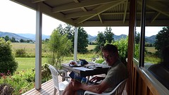 veranda bij Edens Lodge