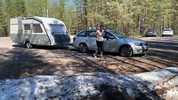 Parkeren bij Storforsen