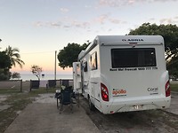 Uitzicht camper