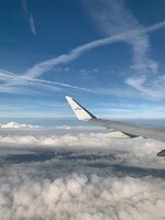 in de lucht
