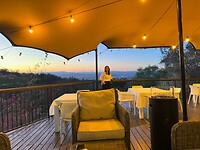 terras en uitzicht Sheppard boutique hotel