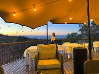 terras en uitzicht Sheppard boutique hotel