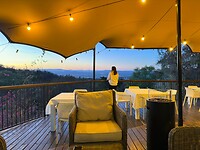 terras en uitzicht Sheppard boutique hotel