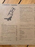 Menu bij Harrie's