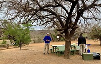 lunch tijdens safari