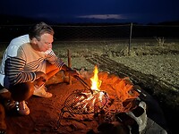 Braai in de vuurpit