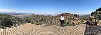 Panoramafoto over the valley of desolation