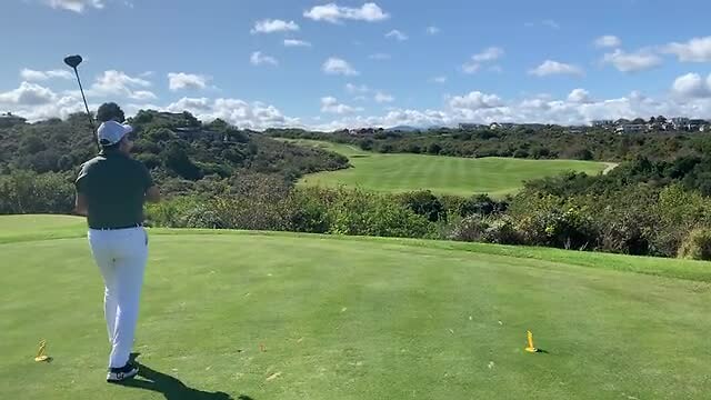 Playing at Pezula golf