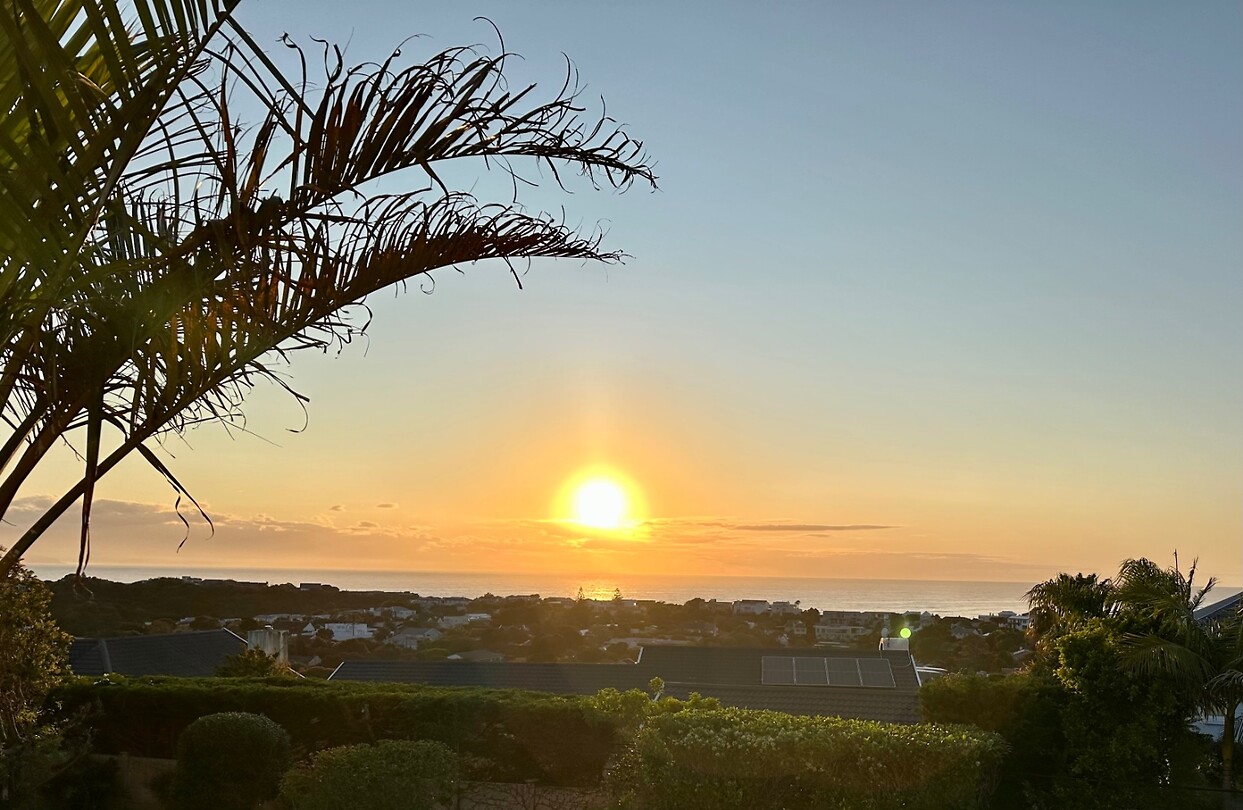 zonopkomst in Plett