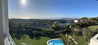 Panorama vanuit guesthouse