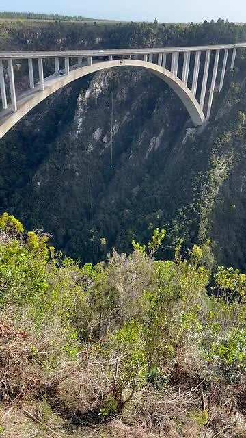 Bungeejump vanaf bloukransbridge