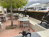 straatbeeld Franschhoek