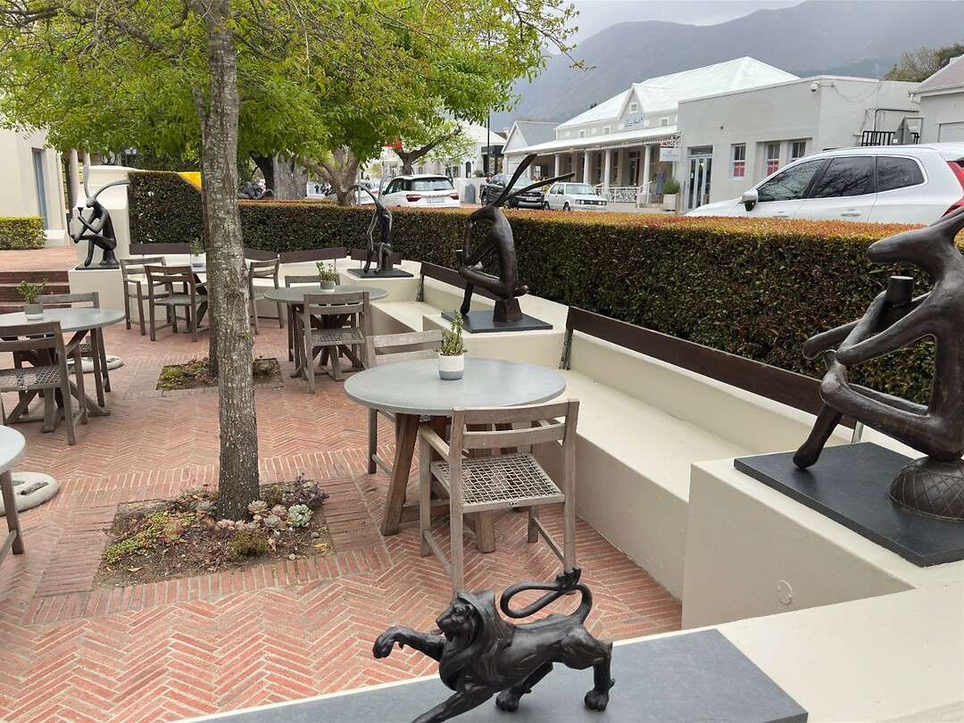 straatbeeld Franschhoek