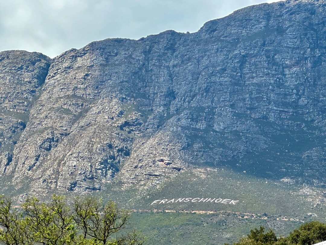 Franschhoek in de bergen