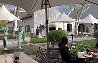 Impressie tuin wijnhuis Grande Provence