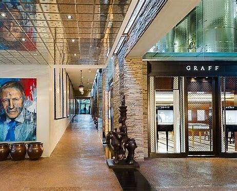 Interieur bij wijn estate Delaire Graff