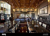 Bar-restaurant bij Delaire Graff wijn estate