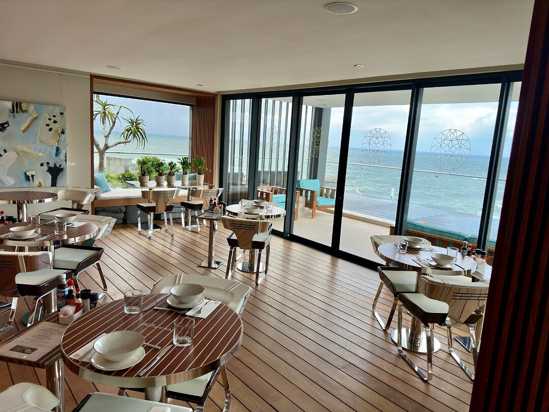 De ontbijtruimte van Living Lion's eye hotel