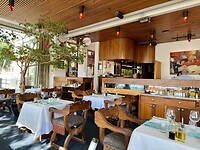 Klassieke interieur La Perla restaurant