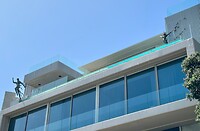 Kunst woning aan de kust