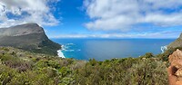 Panoramafoto route naar Cape of Good Hope
