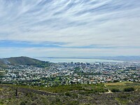 Signal mountain en zicht over Kaapstad