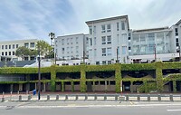 Begroeide parkeergarage in centrum Kaapstad