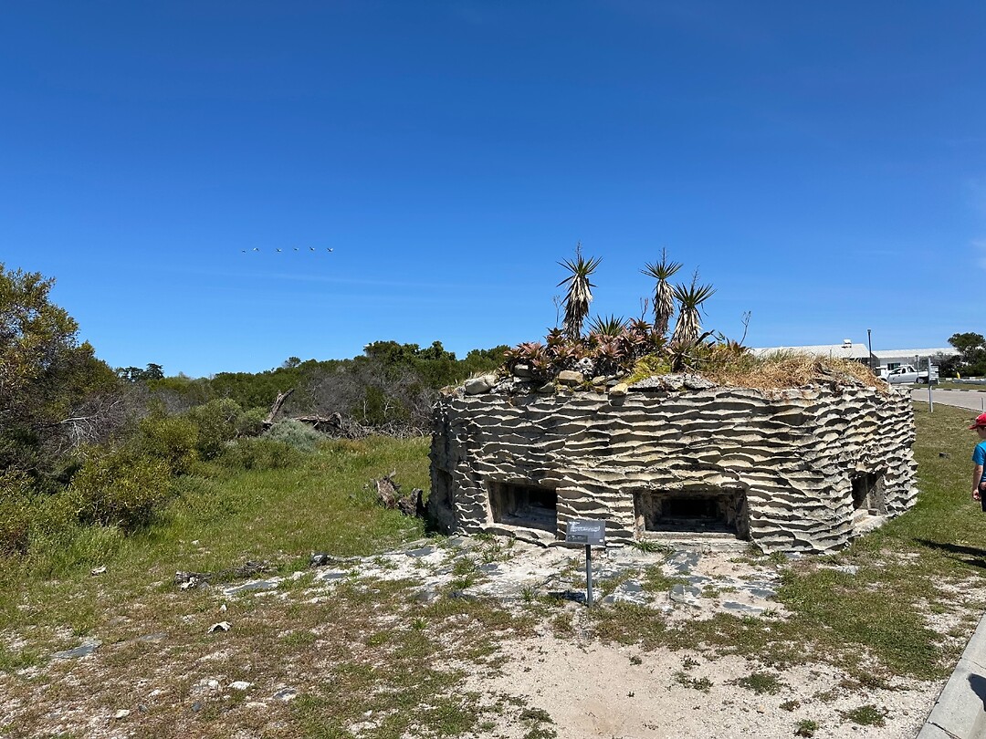 Geschutskoepel op Robbeneiland