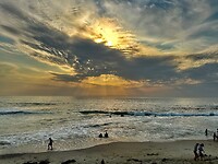 Prachtige lucht bij Kaapstad