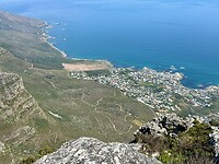 Uitzicht vanaf de Tafelberg