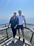 On top of the mountain