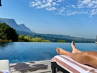 Infiniti pool in Constantia