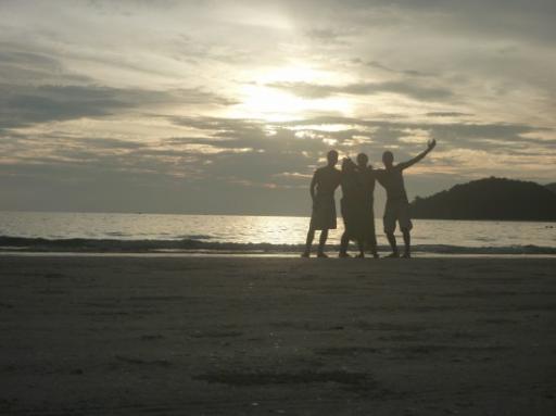 Sunset party.