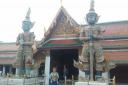 Wachters van de tempels van het paleis, bangkok