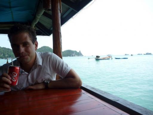 Eten boven het water
