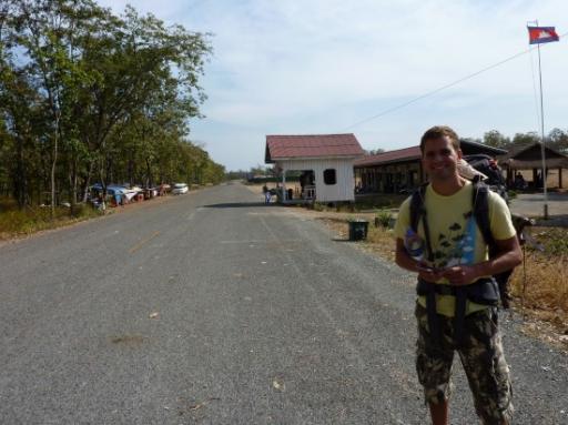 In niemandsland met uitzicht op Cambodia