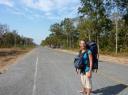 In niemandsland kijkend naar Laos