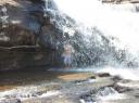 Ivo achter de waterval