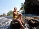 Roos voor de Tadlo waterval