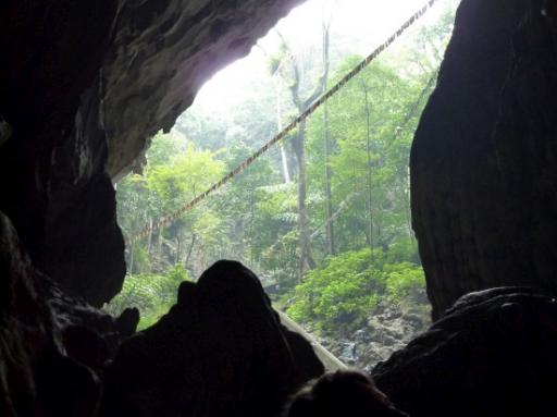 De ingang van de grot van de parfume pagode