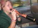 didgeridoo in de bus