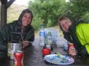 in our nice raincoats 8)