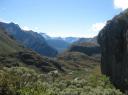 uitzicht op de Routeburn
