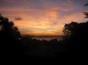 sunset from the balcony