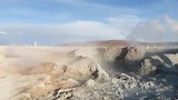 Vulkanisch landschap en geisers