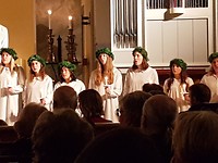 Lucia concert in de kerk
