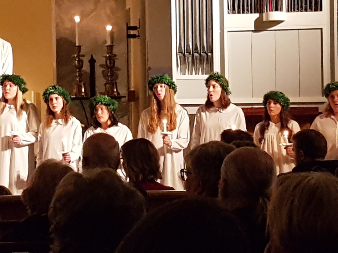 Lucia concert in de kerk