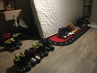 25 paar skischoenen