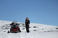 Scootertocht met Dani (en Paul) bij de Noorse grens
