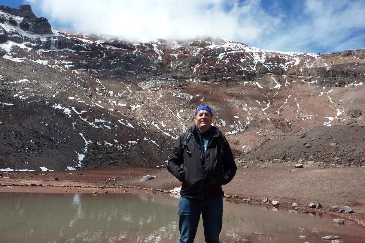 Dirk op de Chimborazo